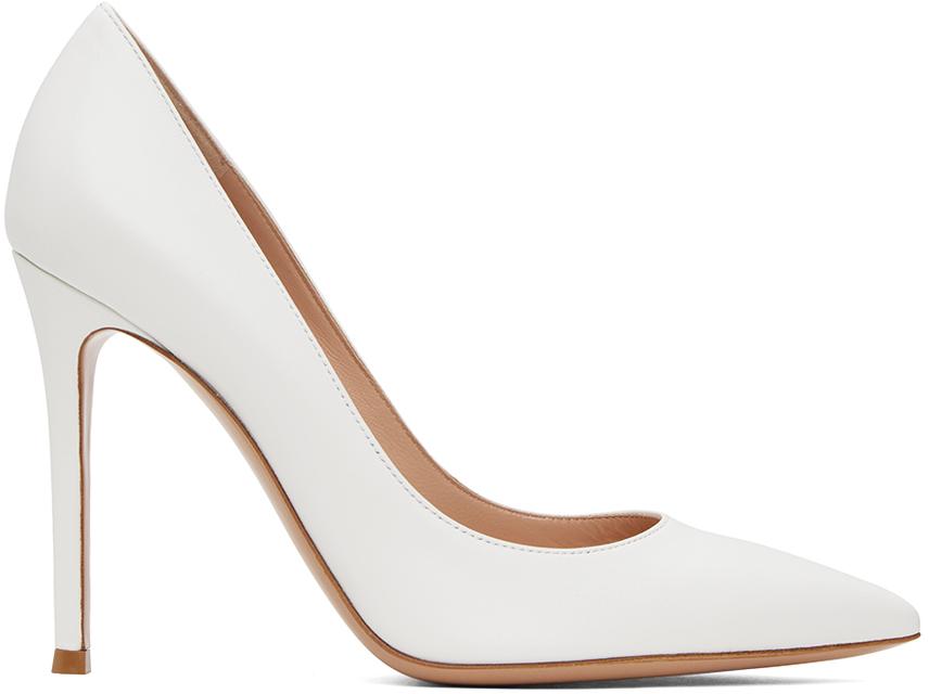 White Gianvito 105 Heels