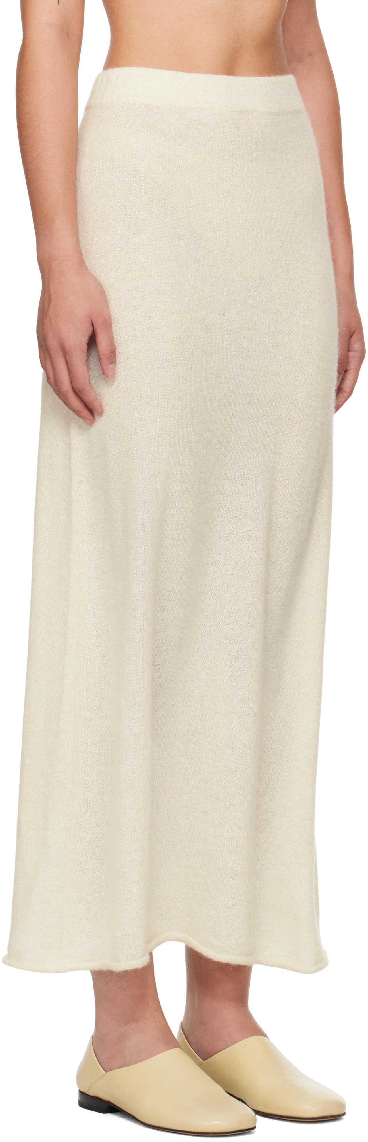 Off-White Bell Maxi Skirt