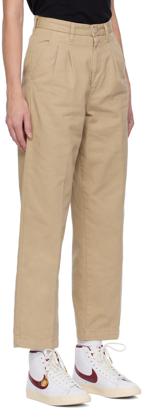 Beige Cara Trousers