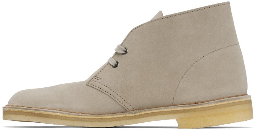 Taupe Suede Desert Boots