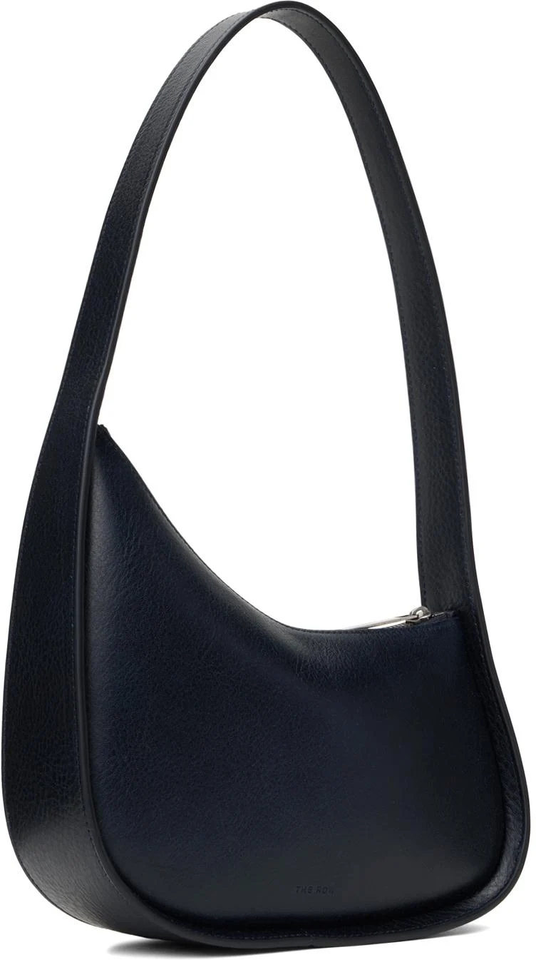 Navy Half Moon Bag