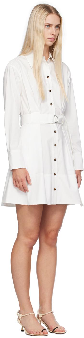 White Viola Minidress