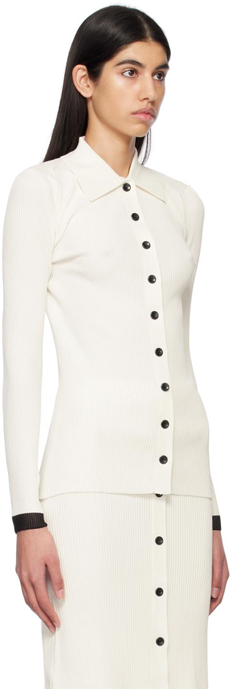 Off-White Proenza Schouler White Label Pointed Collar Cardigan