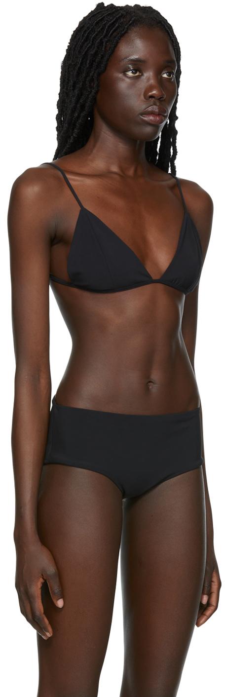 SSENSE Exclusive Black Fotini Bikini Top