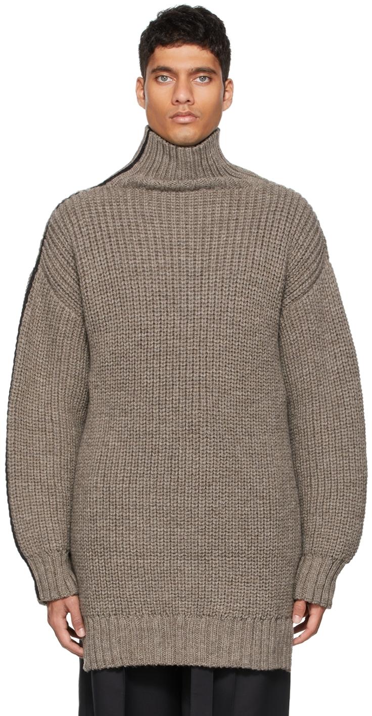 Grey Wool Turtleneck