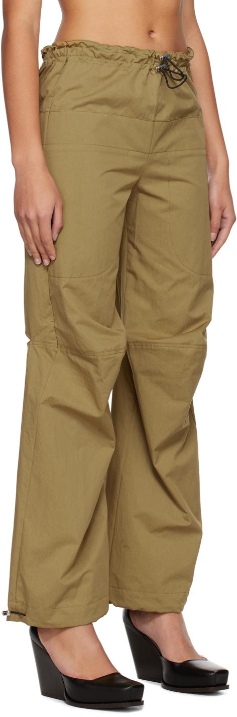 Khaki Drawstring Lounge Pants