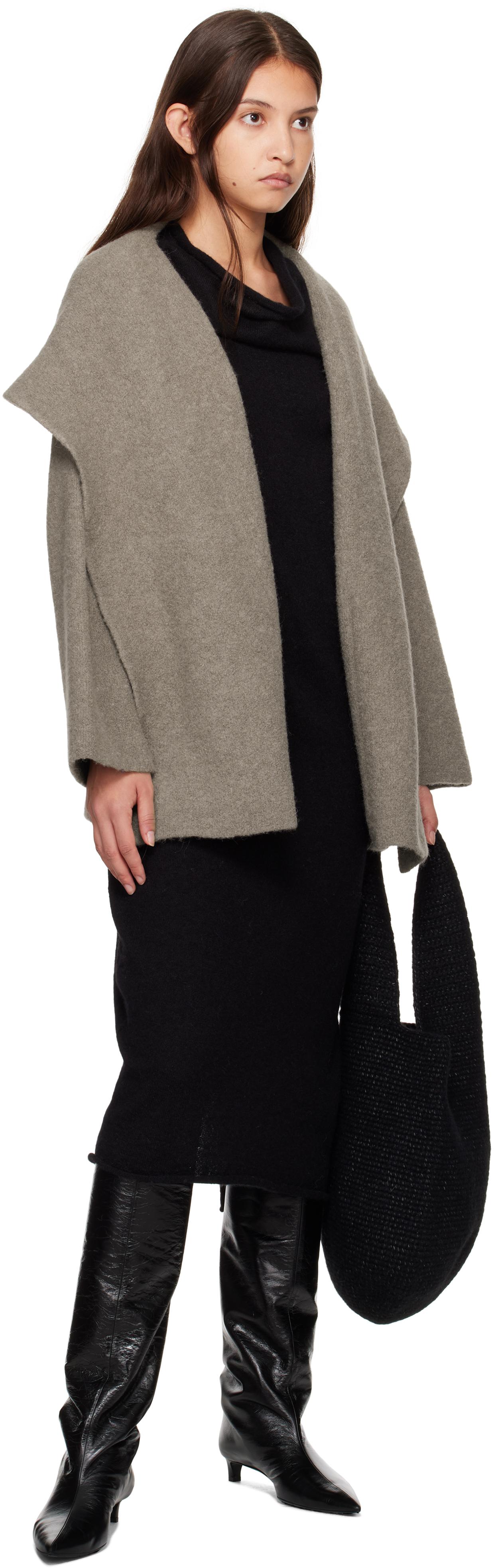 Gray Double Face Coat