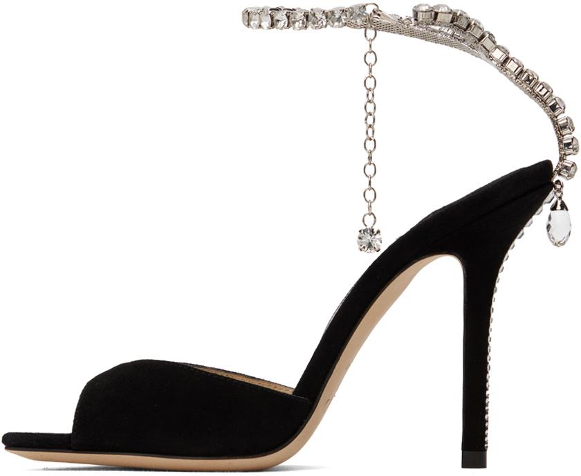 Black Saeda 100 Heeled Sandals