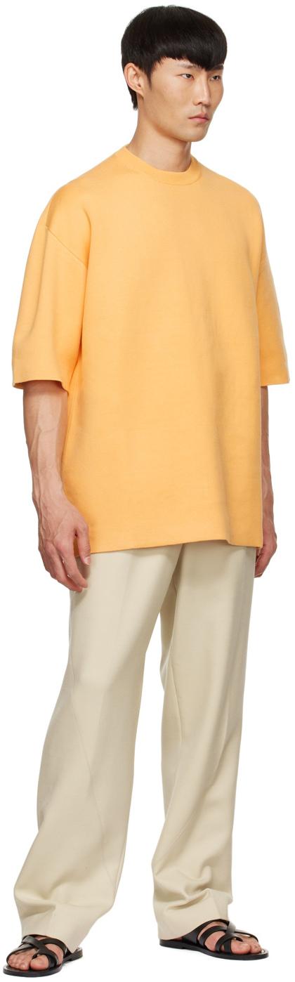 Yellow Viscose T-Shirt