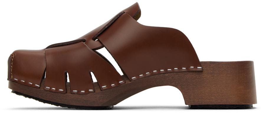 Tan Licia Clogs