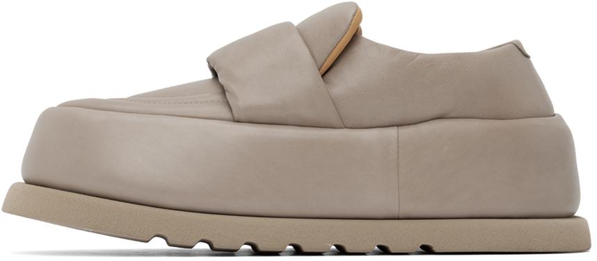 Taupe Bombo Loafers