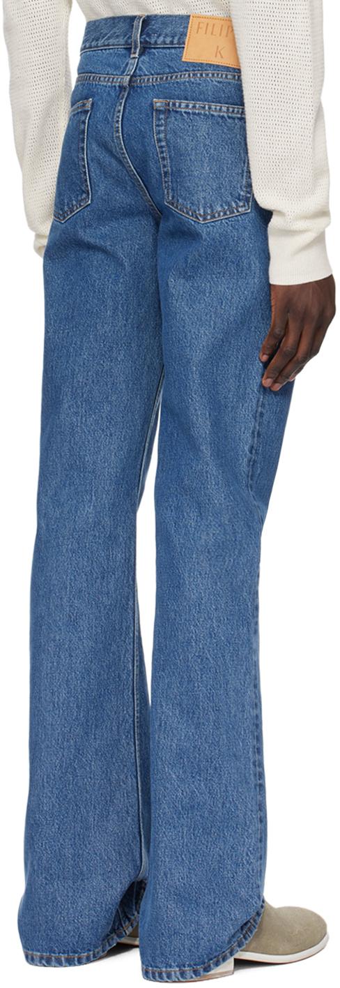 Indigo Bootcut Jeans