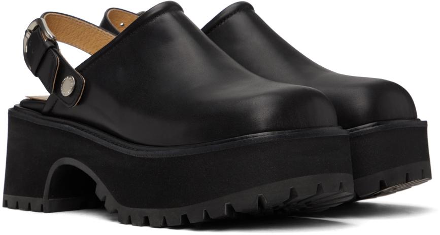 Black 70's Clogs