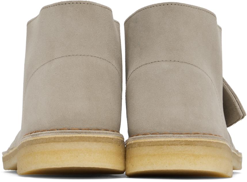 Taupe Suede Desert Boots