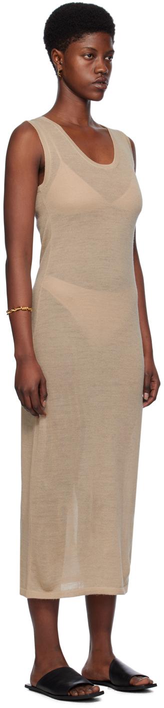 Beige Tank Maxi Dress