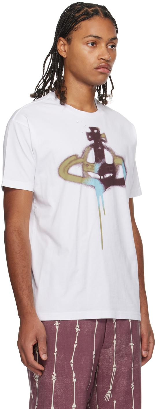 White Spray Orb Classic T-Shirt