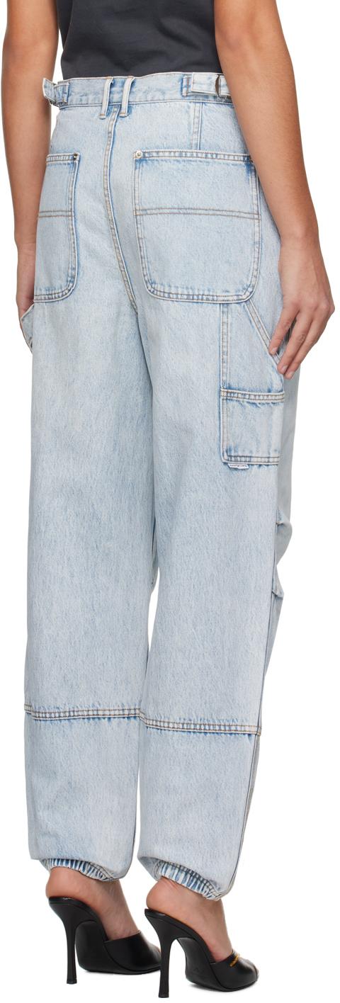 Blue Double Front Jeans