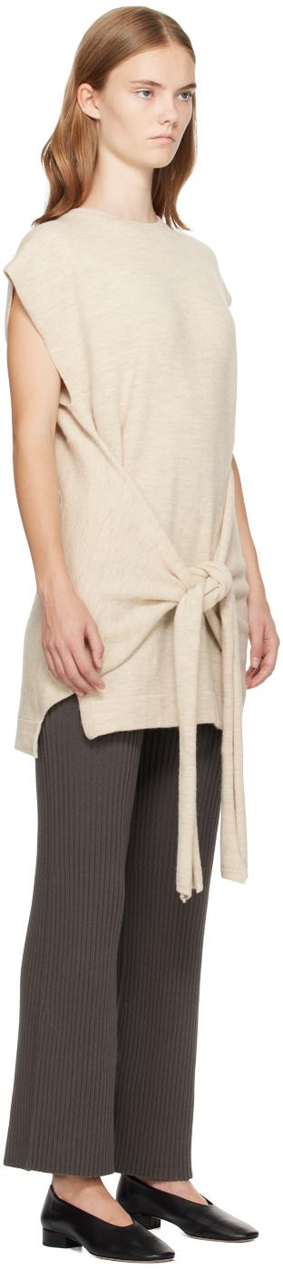 Beige Sleeves Sweater