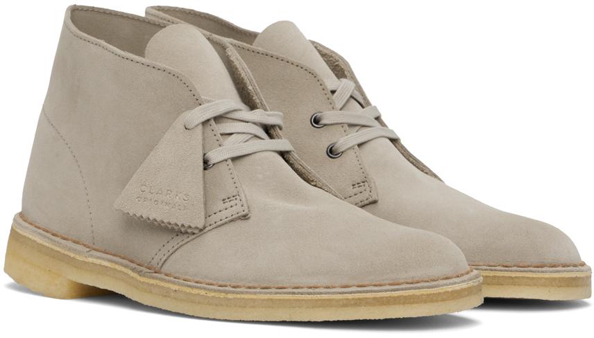 Taupe Suede Desert Boots