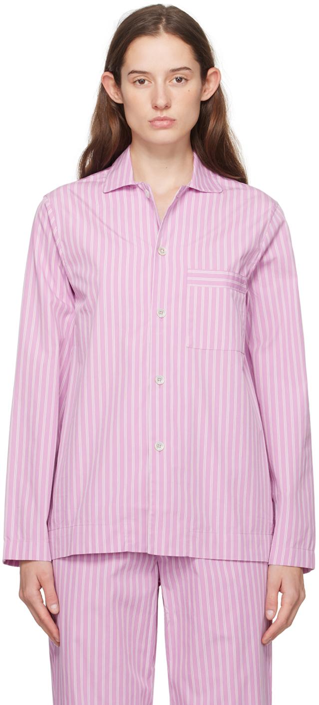 Purple Long Sleeve Pyjama Shirt