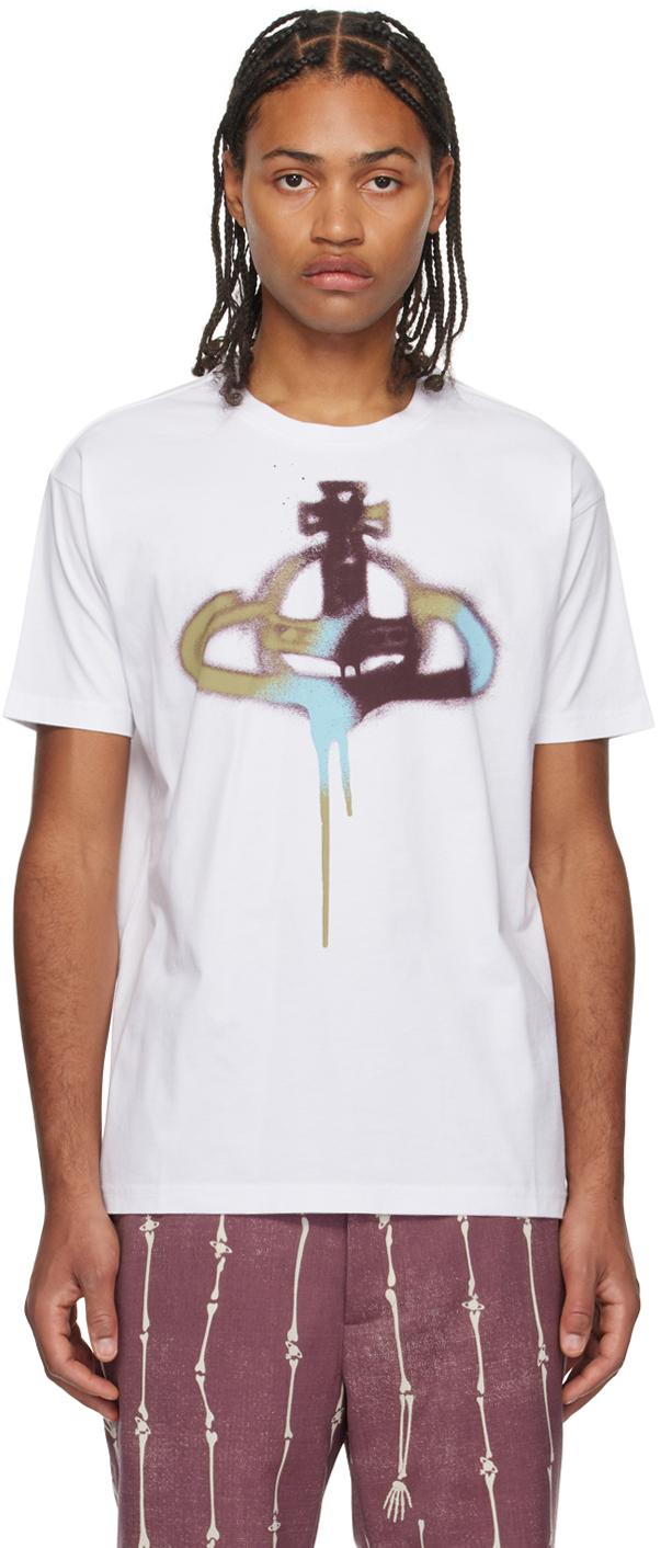 White Spray Orb Classic T-Shirt