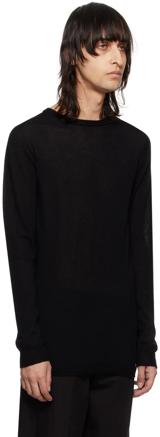 Black Biker Level Sweater