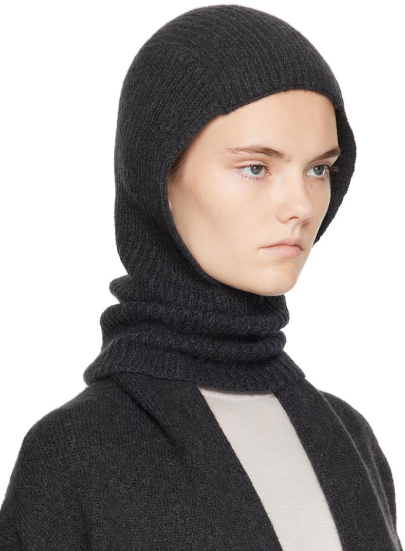 Black Soft Rib Balaclava