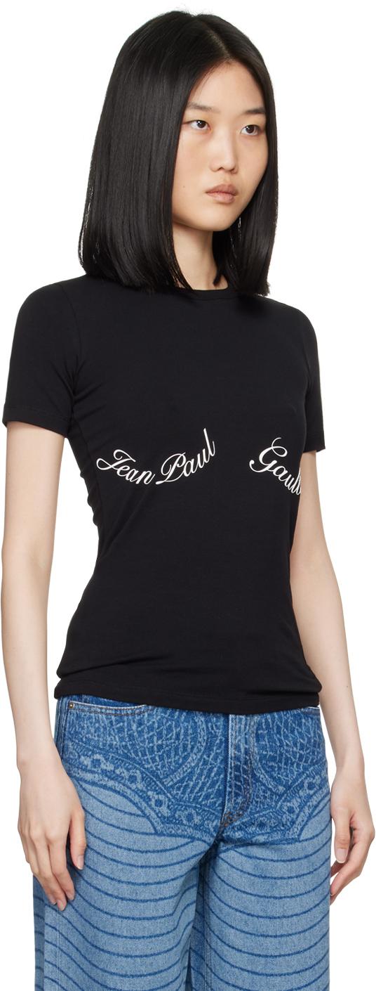 Black 'The Jean Paul Gaultier' T-Shirt