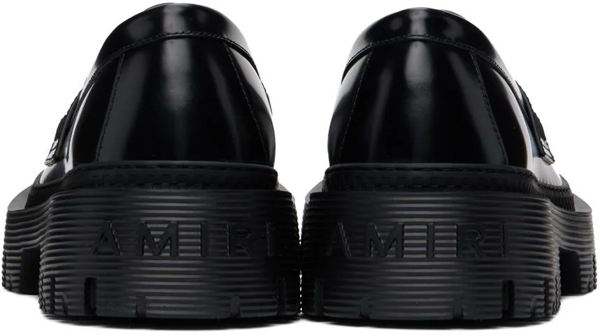 Black Amiri Chunky Loafers