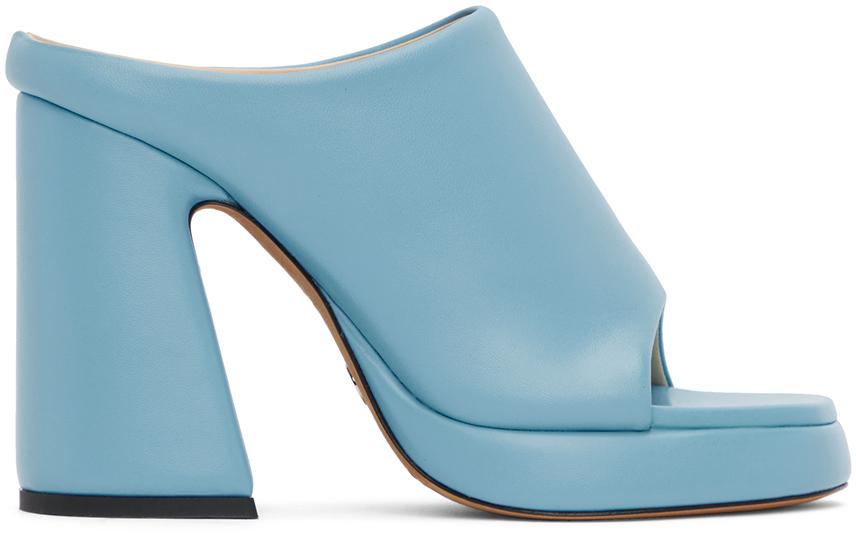 Blue Forma Platform Sandals