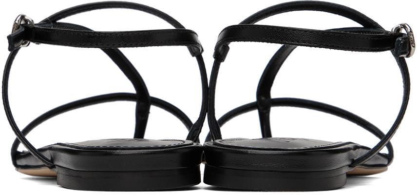 Black Ella Sandals