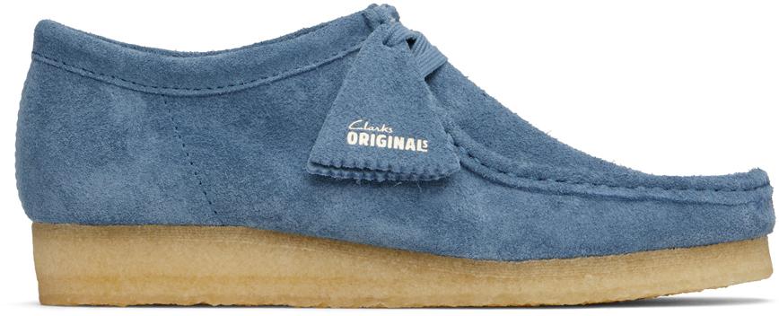 Blue Wallabee Derbys