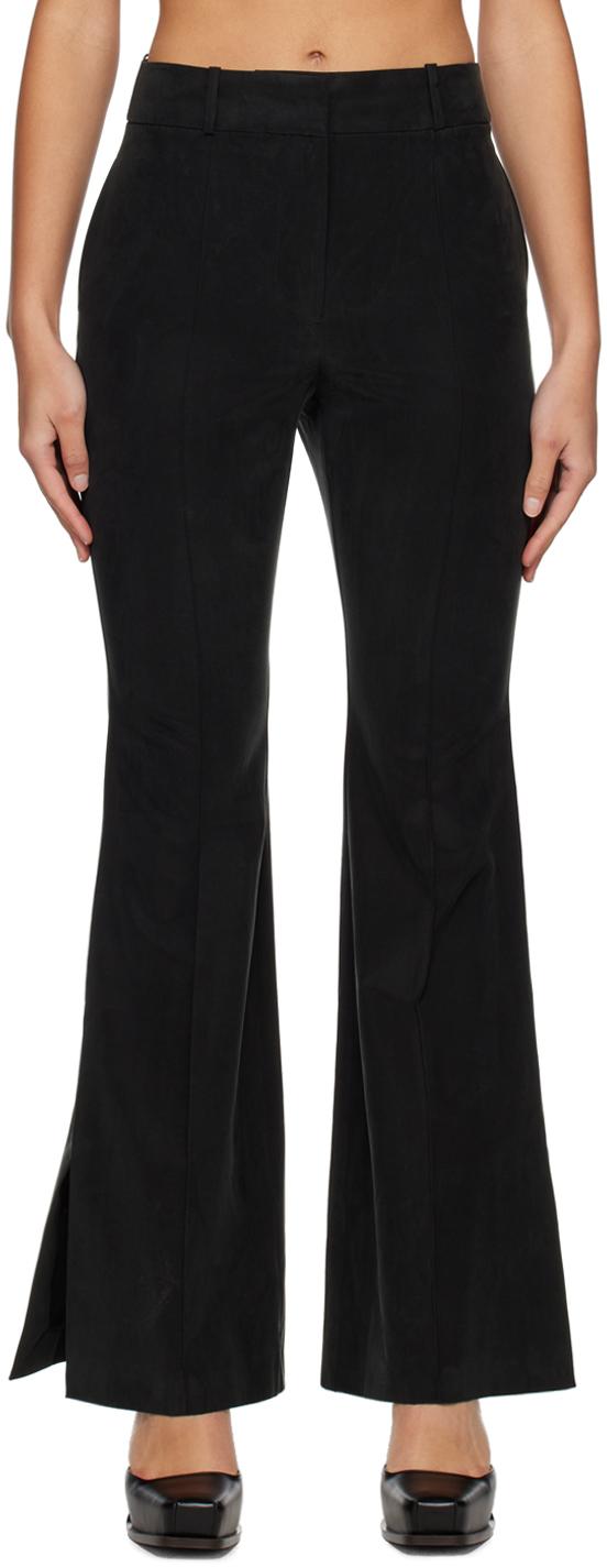 Black Flared Trousers