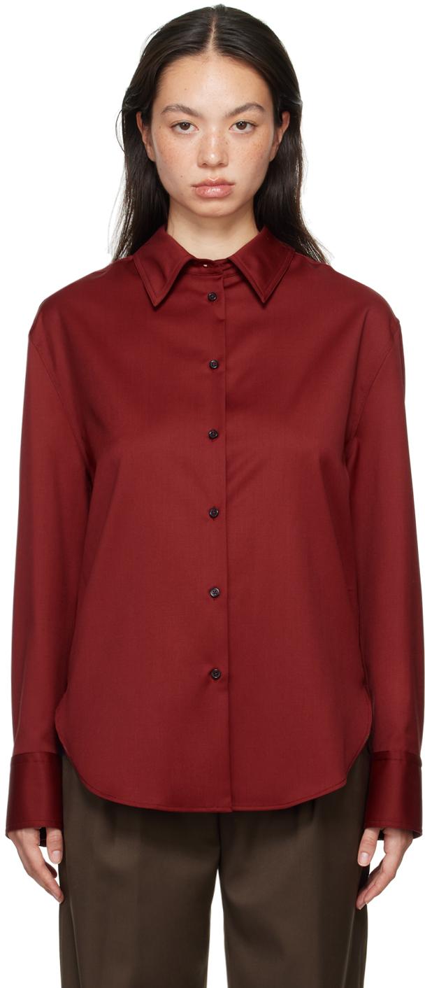 Burgundy Eliana Shirt