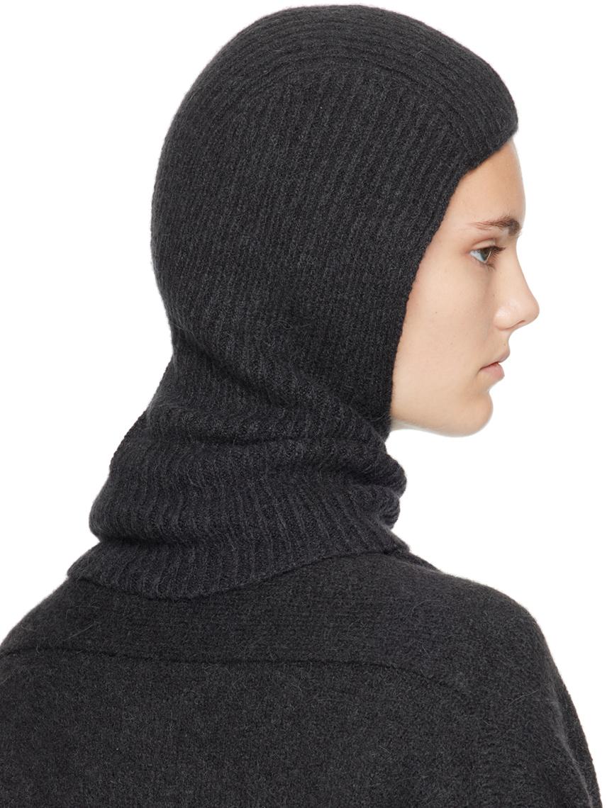 Black Soft Rib Balaclava