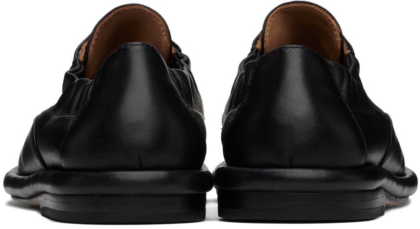 Black Banded Oxford Loafers