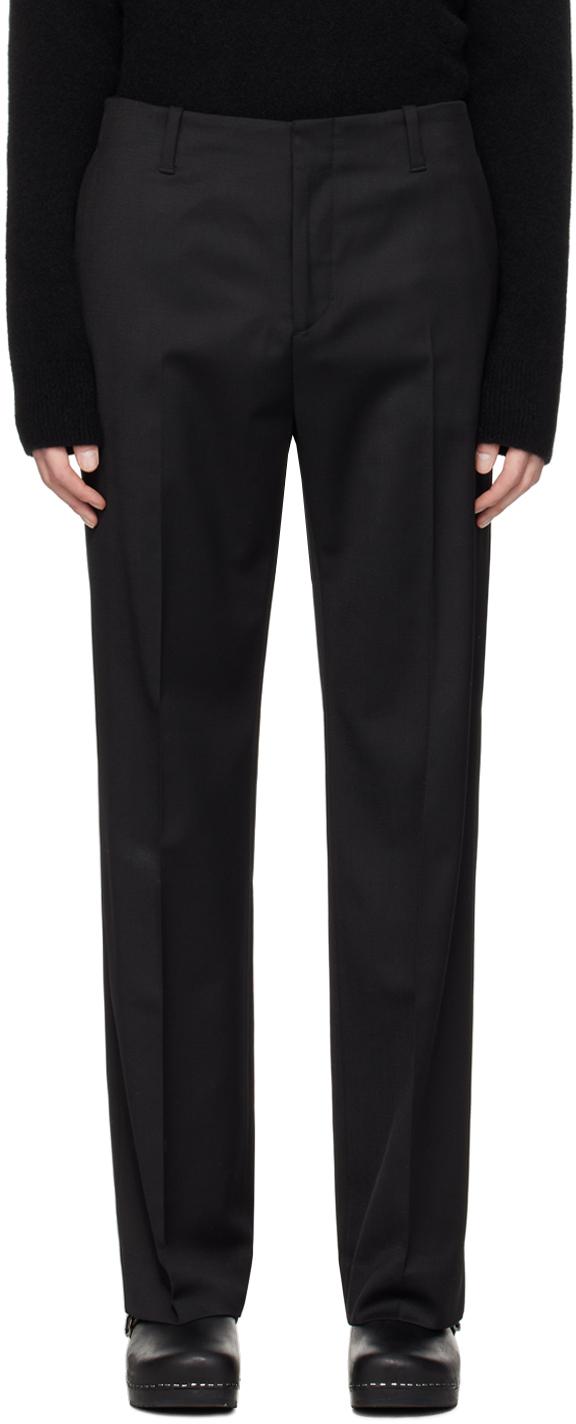 Black Bootcut Trousers