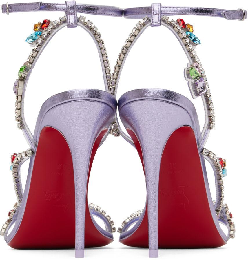 Purple Joli Queen Heeled Sandals