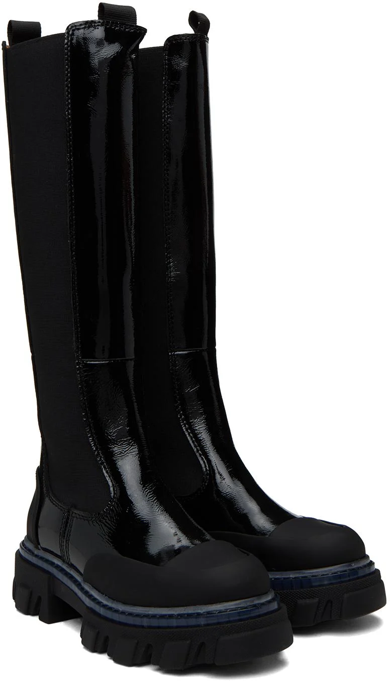 Black Cleated Boots