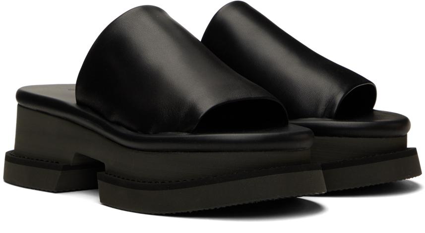 Black Faith Sandals