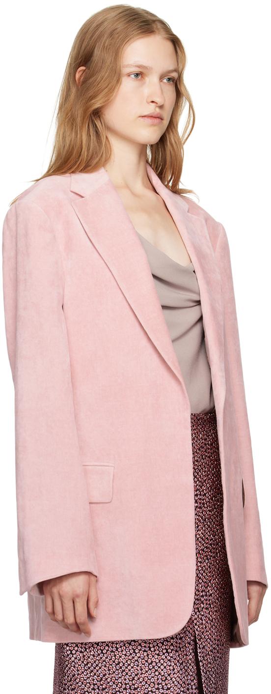 Pink Velvet Blazer