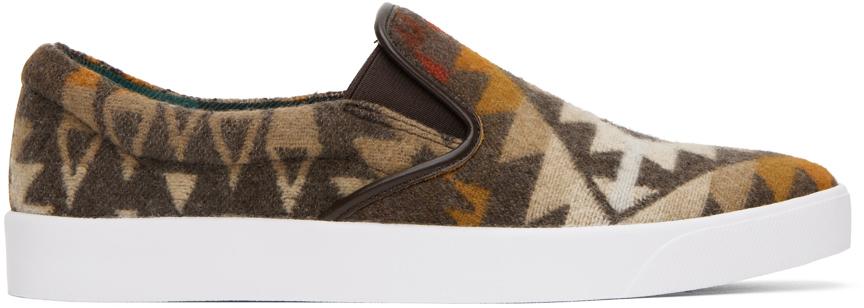 Multicolor Pendleton Edition Slip-On Sneakers