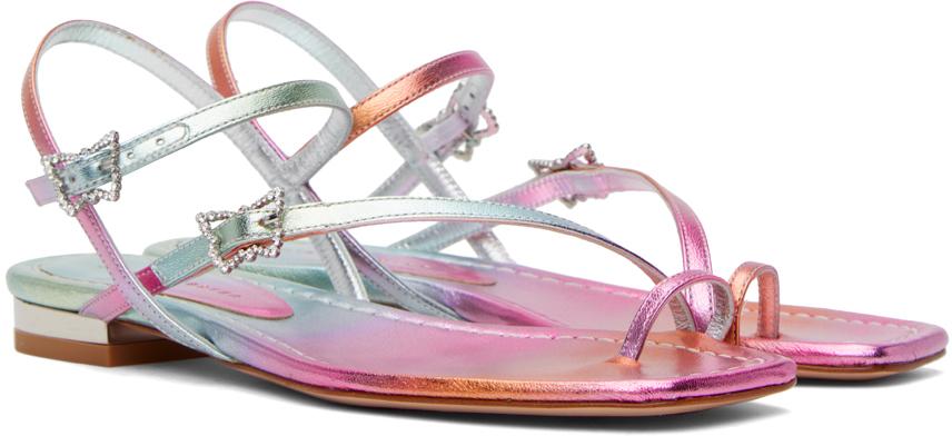 Multicolor Venus Flat Sandals