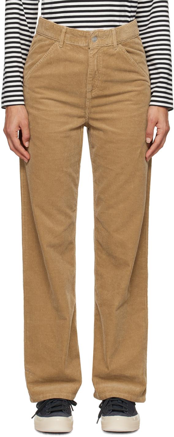 Tan Simple Trousers