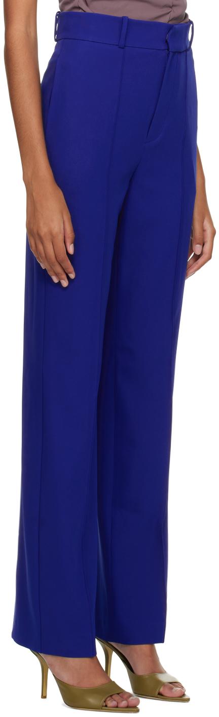 Blue Classic Tailored Trousers