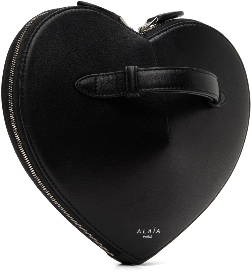 Black 'The Heart' Clutch