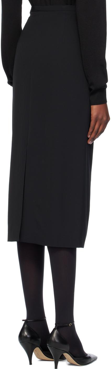 Black Mathias Midi Skirt