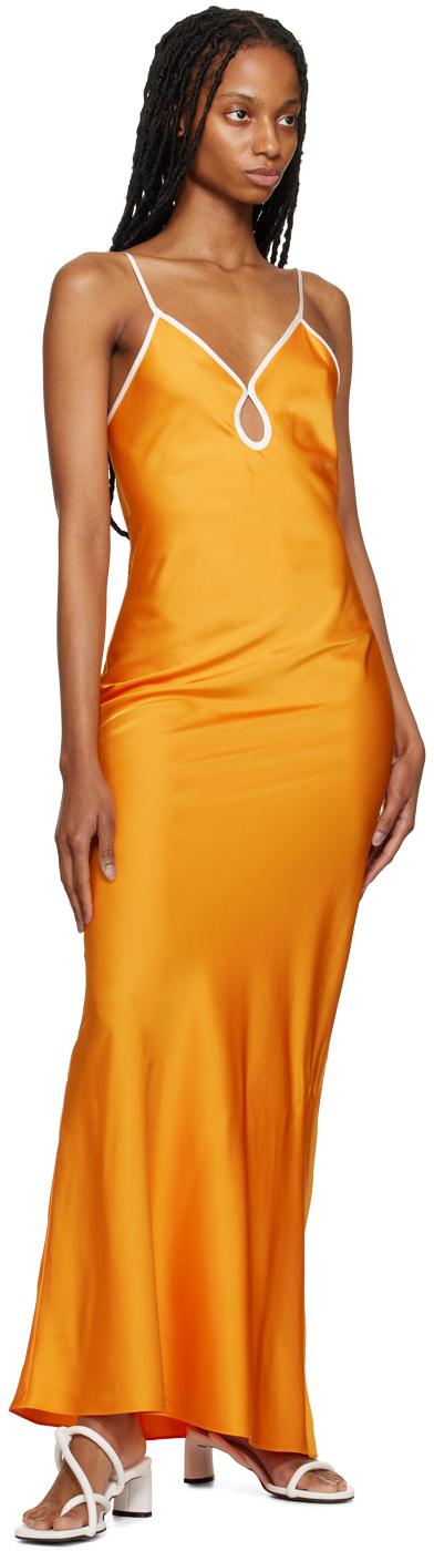 Yellow Keyhole Maxi Dress