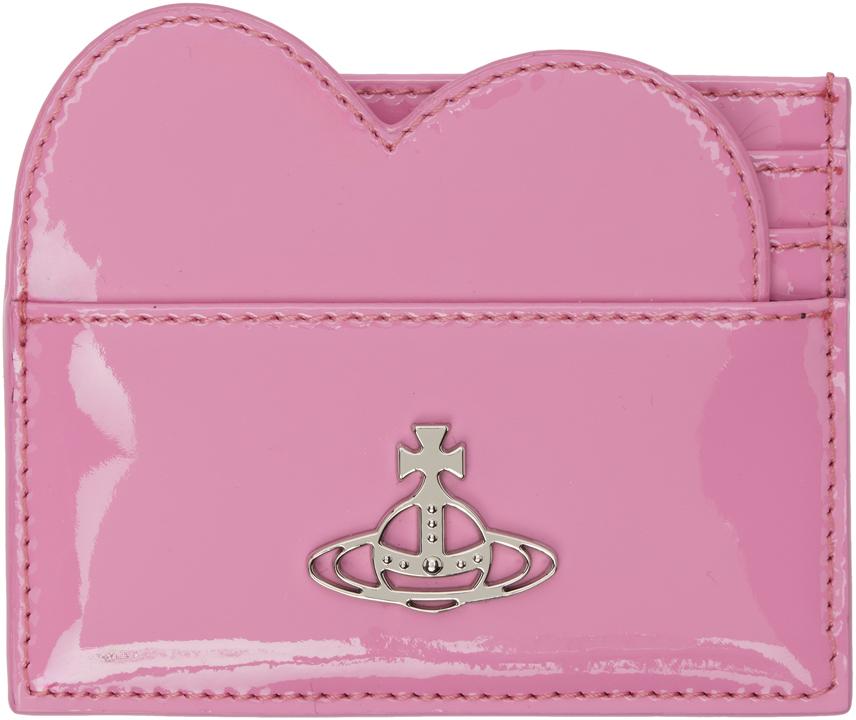 Pink Heart Card Holder