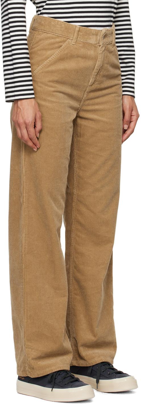 Tan Simple Trousers